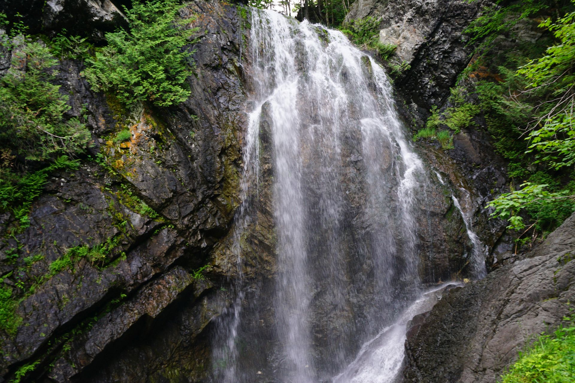 Waterfall on the rocks